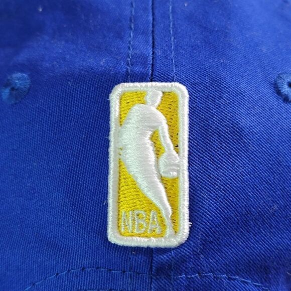 New Era NBA Golden State Warriors Stretch Snapback Dad Hat Cap Blue Gold Curry main image 4